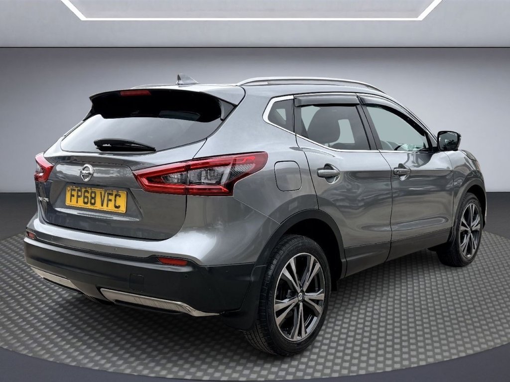 USED 2018 68 NISSAN QASHQAI 1.3 DIG-T N-Connecta SUV 5dr Petrol DCT Auto Euro 6 (s/s) (160 ps) PAN ROOF+360 CAMERA+SAT NAV