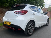 USED 2016 66 MAZDA MAZDA2 1.5 SKYACTIV-G Sport Black Hatchback 5dr Petrol Manual Euro 6 (s/s) (90 ps) 2 OWNERS, FULL  SERVICE HISTORY, 9 SERVICES, 1YR MOT, NAV, ALLOYS, AIR CON, BLUETOOTH, CRUISE, PARKING SENSORS, DAB RADIO CD, E/WINDOWS, R/LOCKING, FREE WARRANTY, FINANCE AVAILABLE, HPI CLEAR, PART EXCHANGE WELCOME,