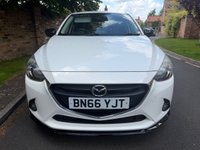 USED 2016 66 MAZDA MAZDA2 1.5 SKYACTIV-G Sport Black Hatchback 5dr Petrol Manual Euro 6 (s/s) (90 ps) 2 OWNERS, FULL  SERVICE HISTORY, 9 SERVICES, 1YR MOT, NAV, ALLOYS, AIR CON, BLUETOOTH, CRUISE, PARKING SENSORS, DAB RADIO CD, E/WINDOWS, R/LOCKING, FREE WARRANTY, FINANCE AVAILABLE, HPI CLEAR, PART EXCHANGE WELCOME,