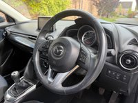 USED 2016 66 MAZDA MAZDA2 1.5 SKYACTIV-G Sport Black Hatchback 5dr Petrol Manual Euro 6 (s/s) (90 ps) 2 OWNERS, FULL  SERVICE HISTORY, 9 SERVICES, 1YR MOT, NAV, ALLOYS, AIR CON, BLUETOOTH, CRUISE, PARKING SENSORS, DAB RADIO CD, E/WINDOWS, R/LOCKING, FREE WARRANTY, FINANCE AVAILABLE, HPI CLEAR, PART EXCHANGE WELCOME,