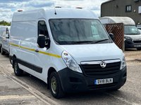 USED 2018 18 VAUXHALL MOVANO 2.3 CDTi 3500 Panel Van 5dr Diesel Manual FWD L2 H2 Euro 6 (130 ps) 