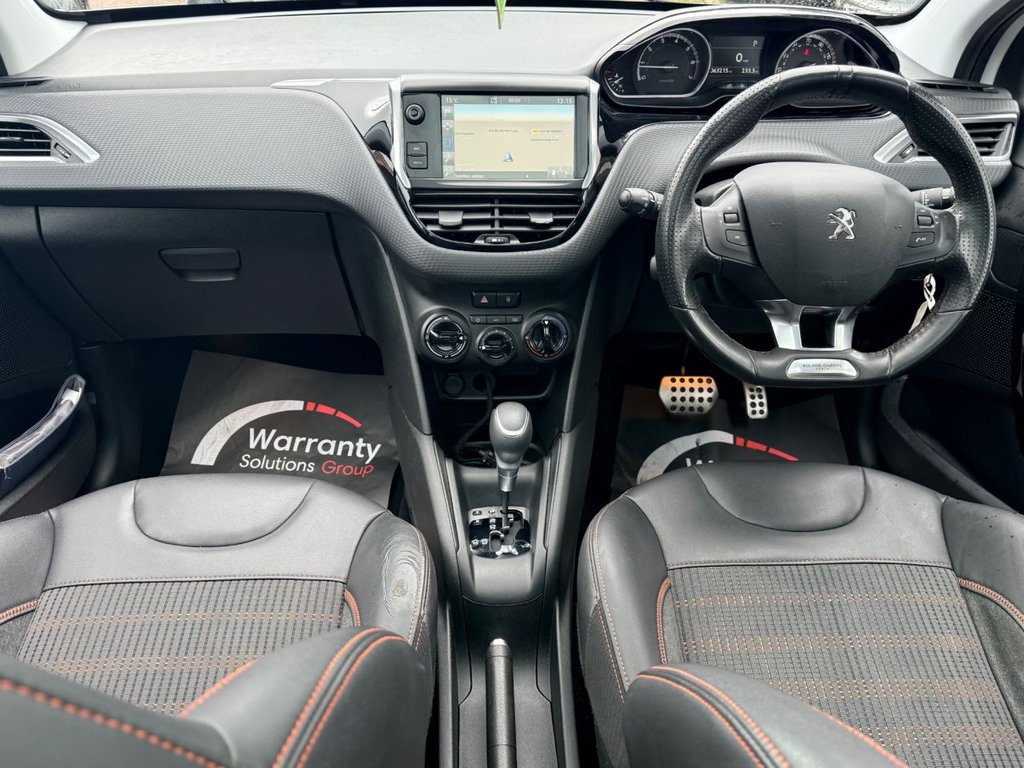 USED 2016 66 PEUGEOT 208 1.2 PureTech Roland Garros Hatchback 5dr Petrol EAT Euro 6 (s/s) (110 ps) PAN ROOF+APP CARPLAY+R/CAMERA+NAV