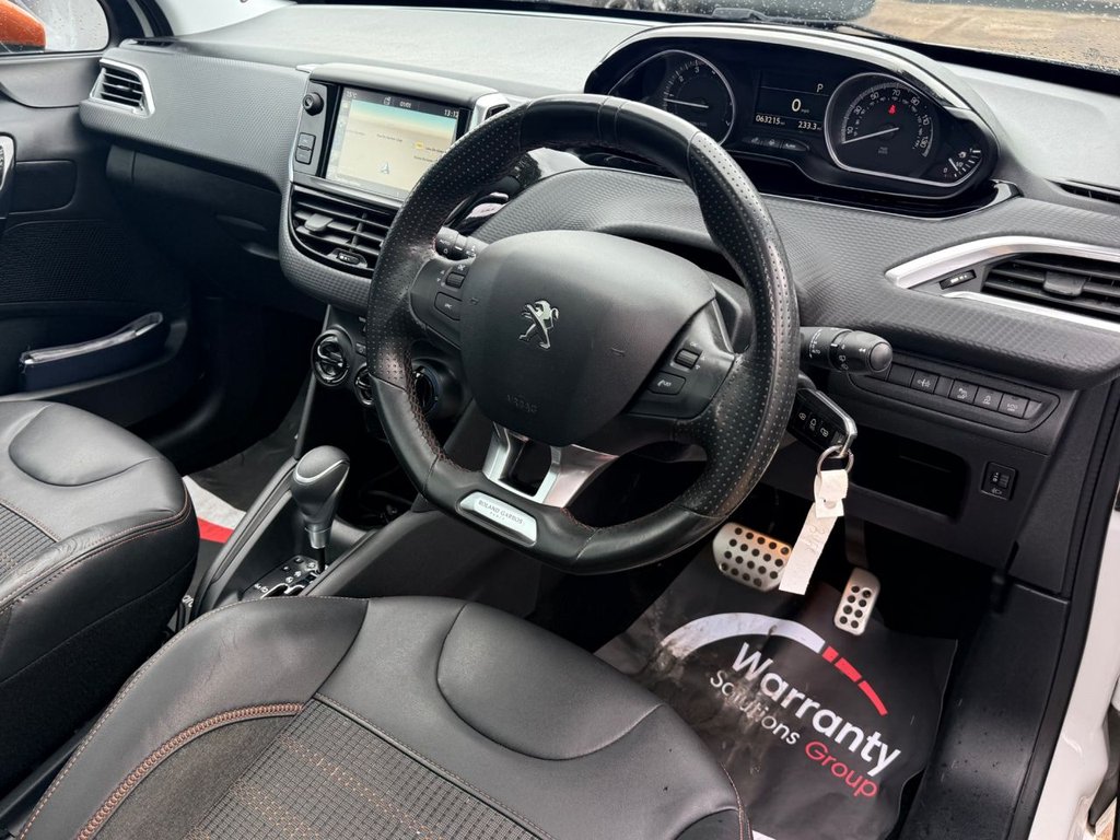 USED 2016 66 PEUGEOT 208 1.2 PureTech Roland Garros Hatchback 5dr Petrol EAT Euro 6 (s/s) (110 ps) PAN ROOF+APP CARPLAY+R/CAMERA+NAV