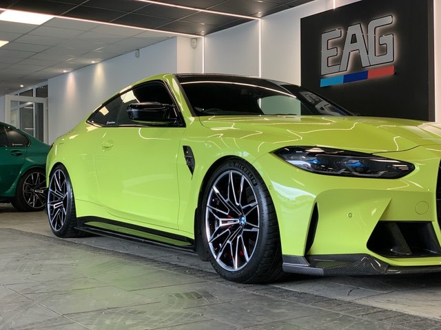 USED 2021 21 BMW M4 3.0 BiTurbo Competition Coupe 2dr Petrol Steptronic Euro 6 (s/s) (510 ps) CARBON EXTRA'S | LOWERING SPRINGS