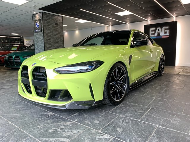 USED 2021 21 BMW M4 3.0 BiTurbo Competition Coupe 2dr Petrol Steptronic Euro 6 (s/s) (510 ps) CARBON EXTRA'S | LOWERING SPRINGS