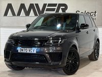 USED 2020 70 LAND ROVER RANGE ROVER SPORT 3.0 D300 MHEV HSE Dynamic Black SUV 5dr Diesel Auto 4WD Euro 6 (s/s) (300 ps) 