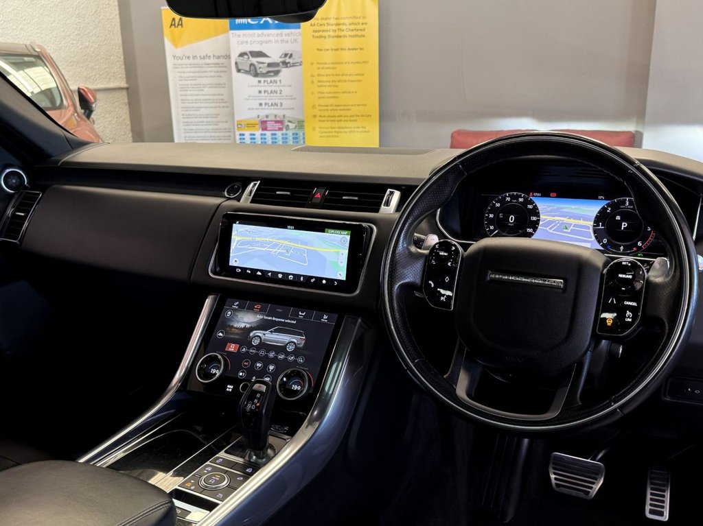 USED 2020 70 LAND ROVER RANGE ROVER SPORT 3.0 D300 MHEV HSE Dynamic Black SUV 5dr Diesel Auto 4WD Euro 6 (s/s) (300 ps) 