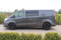 USED 2023 23 FORD TRANSIT CUSTOM 2.0 300 EcoBlue Limited Crew Van Double Cab 5dr Diesel Auto L2 H1 Euro 6 (170 ps) 