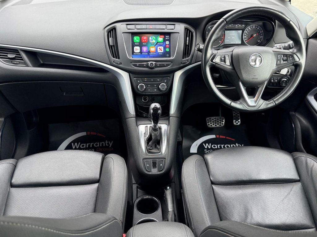 USED 2017 67 VAUXHALL ZAFIRA TOURER 1.4i Turbo SRi Nav MPV 5dr Petrol Auto Euro 6 (140 ps) SAT NAV+APPLE CARPLAY+FULL LEATHER