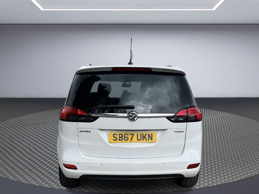 USED 2017 67 VAUXHALL ZAFIRA TOURER 1.4i Turbo SRi Nav MPV 5dr Petrol Auto Euro 6 (140 ps) SAT NAV+APPLE CARPLAY+FULL LEATHER
