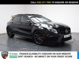 USED 2017 67 MERCEDES-BENZ GLA 2.0 GLA45 AMG Yellow Night Edition SUV 5dr Petrol SpdS DCT 4MATIC Euro 6 (s/s) (381 ps) FULL MERC HISTORY+PAN ROOF