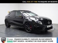 USED 2017 67 MERCEDES-BENZ GLA 2.0 GLA45 AMG Yellow Night Edition SUV 5dr Petrol SpdS DCT 4MATIC Euro 6 (s/s) (381 ps) FULL MERC HISTORY+PAN ROOF