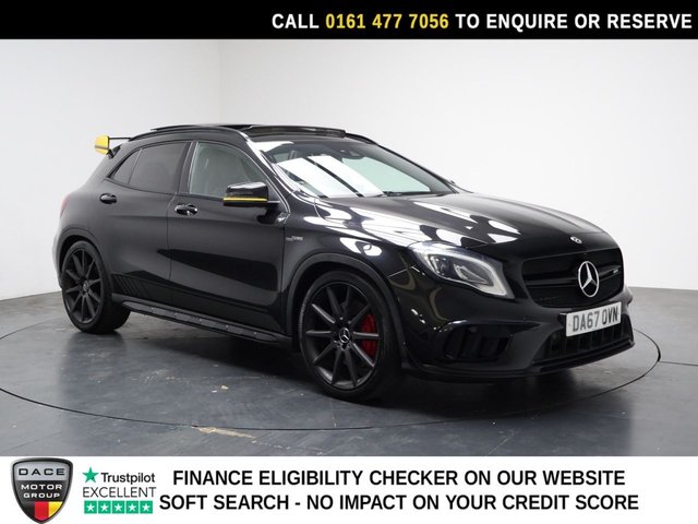 View our Mercedes-Benz Gla 2.0 GLA45 AMG Yellow Night Edition SUV 5dr Petrol SpdS DCT 4MATIC Euro 6 (s/s) (381 ps)