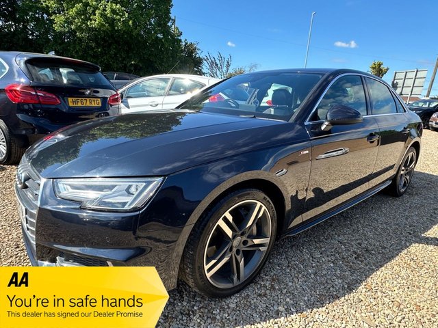 View our Audi A4 2.0 TDI ultra S line Saloon 4dr Diesel S Tronic Euro 6 (s/s) (190 ps)
