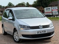 USED 2014 14 VOLKSWAGEN SHARAN 2.0 TDI BlueMotion Tech S DSG Euro 5 (s/s) 5dr New Service+Long Mot+2 keys