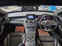 USED 2018 18 MERCEDES-BENZ C-CLASS 2.1 C220d AMG Line Saloon 4dr Diesel G-Tronic+ Euro 6 (s/s) (170 ps) REVERSING CAMERA+ PARKING SEMSORS+ DAYTIME RUNNING LIGHTS+ FULL LEATHER TRIM+ AMG LINE FRONT BUMPER AND GRILL+ AMG ALLOY WHEELS+ led LIGHTS+ SPORT BODY STYLING+ W205 FACELIFT SHAPE+ PADDLE SHIFTERS+ DAB+ BLUETOOTH+ SAT NAV+ DUAL CLIMATE CONTROL+ FOLDING MIRRORS+ FRONT HEATED SEATS+ 18 INCH ALLOY WHEELS+