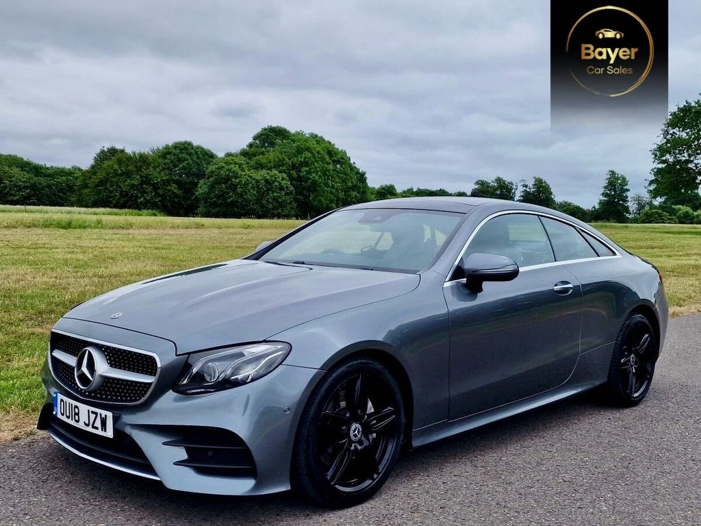 USED 2018 18 MERCEDES-BENZ E-CLASS 2.0 E220d AMG Line (Premium Plus) Coupe 2dr Diesel G-Tronic+ Euro 6 (s/s) (194 ps) FINANCE AVAILABLE