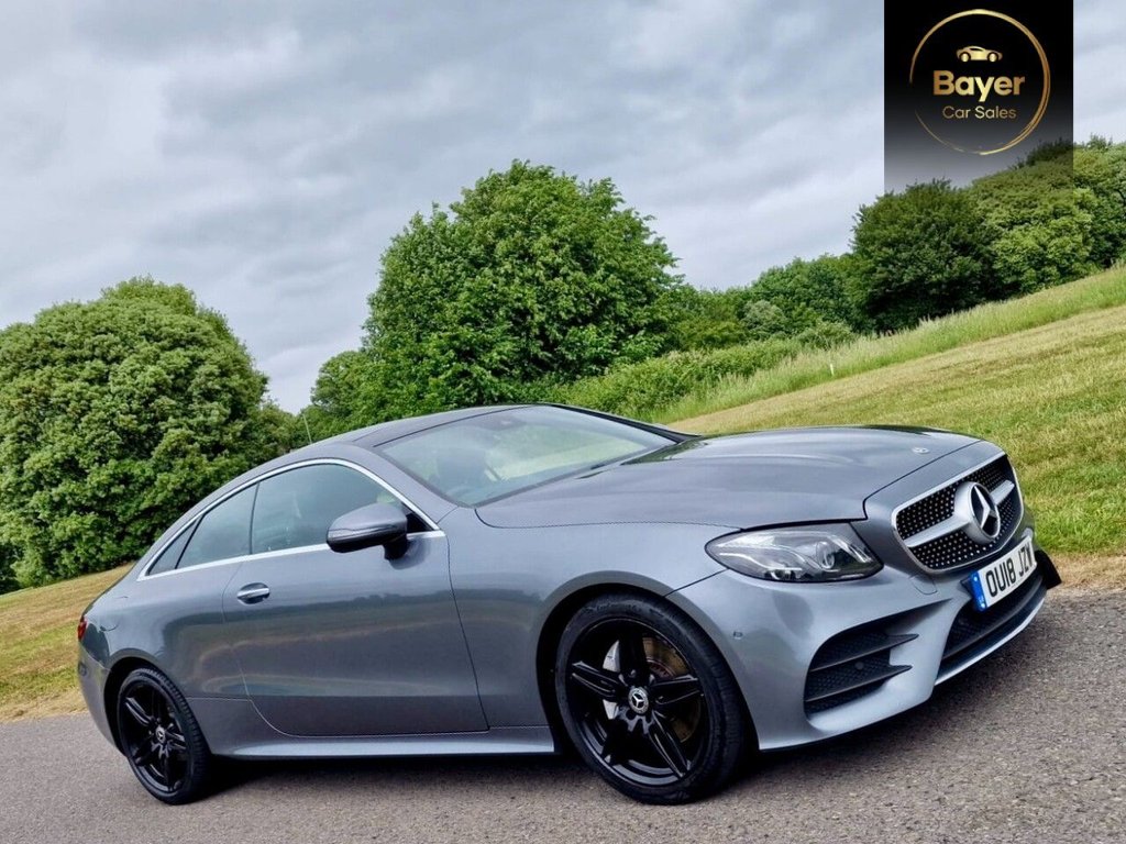USED 2018 18 MERCEDES-BENZ E-CLASS 2.0 E220d AMG Line (Premium Plus) Coupe 2dr Diesel G-Tronic+ Euro 6 (s/s) (194 ps) FINANCE AVAILABLE