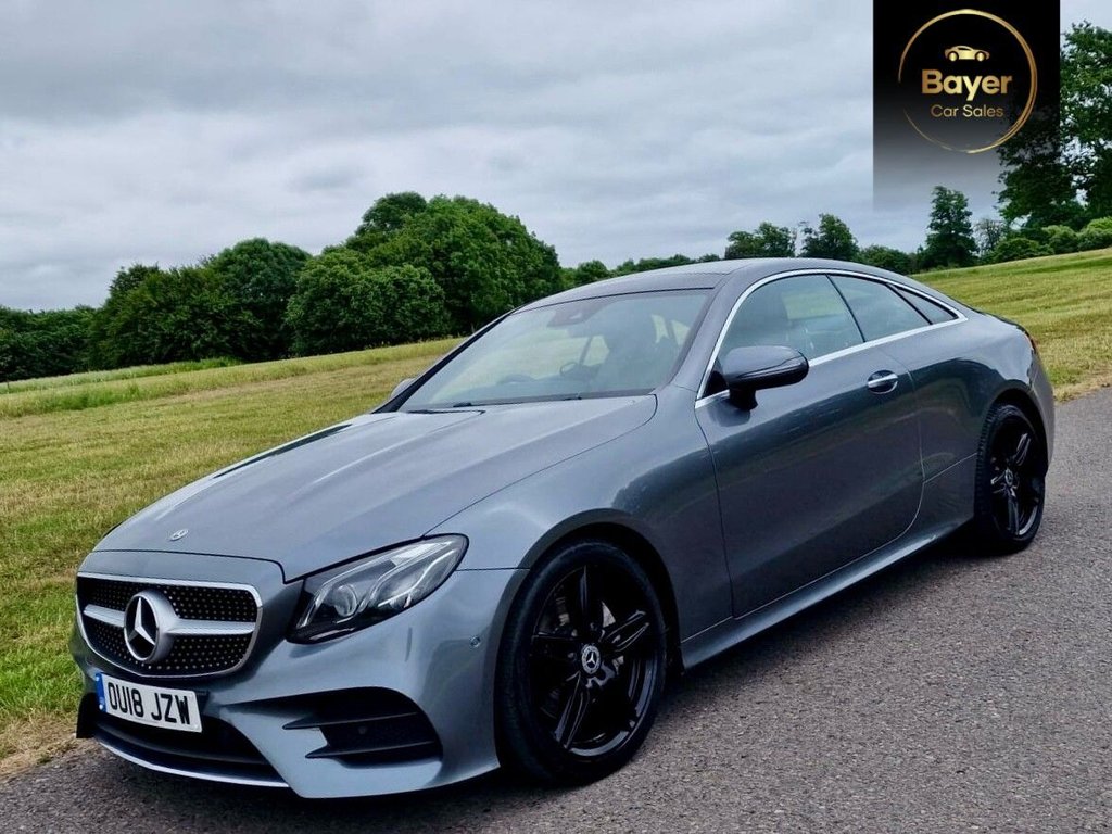 USED 2018 18 MERCEDES-BENZ E-CLASS 2.0 E220d AMG Line (Premium Plus) Coupe 2dr Diesel G-Tronic+ Euro 6 (s/s) (194 ps) FINANCE AVAILABLE