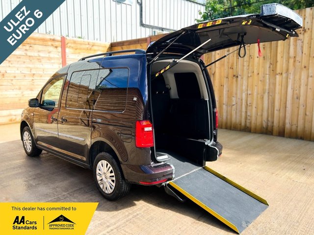View our Volkswagen Caddy Life Passenger Up Front Wheelchair Accessible Disabled Access Vehicle WAV