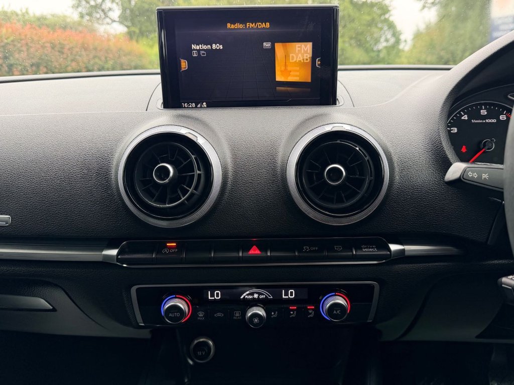 USED 2019 69 AUDI A3 1.5 TFSI CoD 35 Sport Sportback 5dr Petrol Manual Euro 6 (s/s) (150 ps) 4 services|SatNav|Sensors|Cruise|
