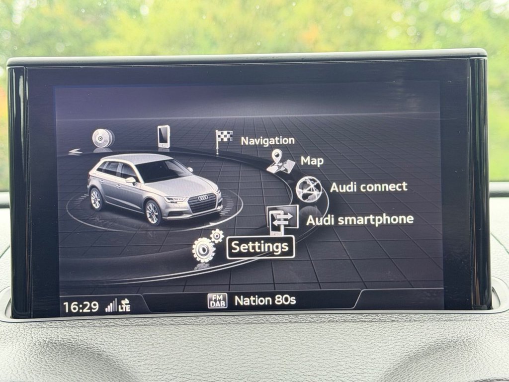 USED 2019 69 AUDI A3 1.5 TFSI CoD 35 Sport Sportback 5dr Petrol Manual Euro 6 (s/s) (150 ps) 4 services|SatNav|Sensors|Cruise|