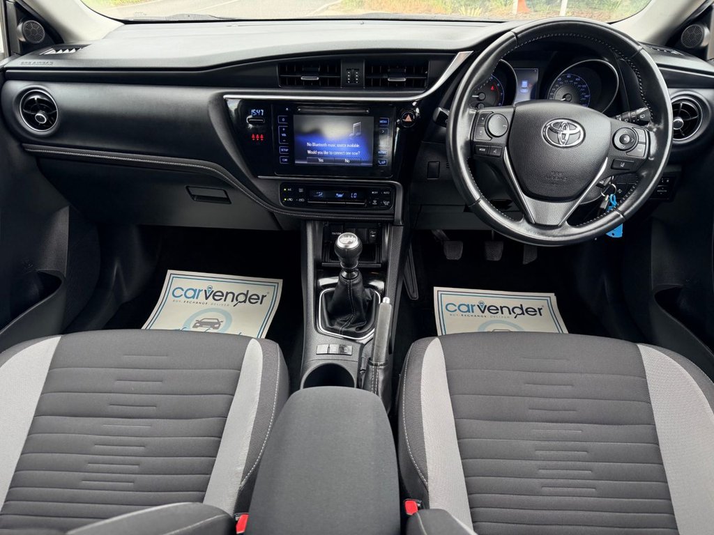 USED 2018 18 TOYOTA AURIS 1.2 VVT-i Icon Hatchback 5dr Petrol Manual Euro 6 (s/s) (116 ps) Camera|8 Services|Bluetooth|Lane Departure|