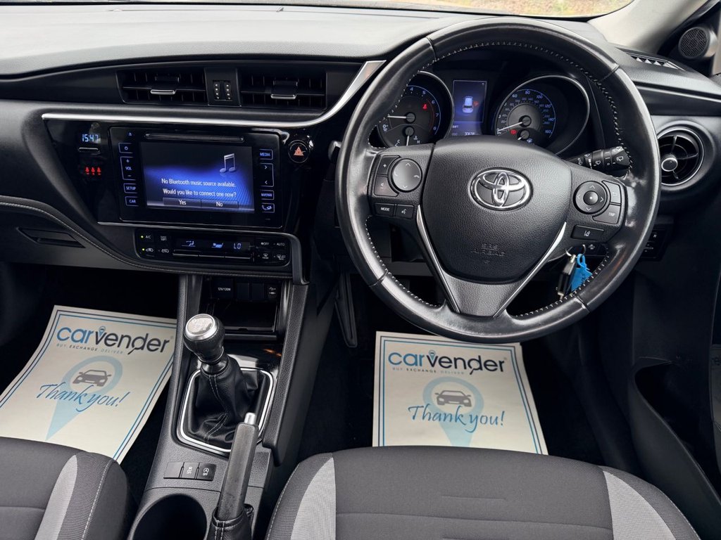 USED 2018 18 TOYOTA AURIS 1.2 VVT-i Icon Hatchback 5dr Petrol Manual Euro 6 (s/s) (116 ps) Camera|8 Services|Bluetooth|Lane Departure|