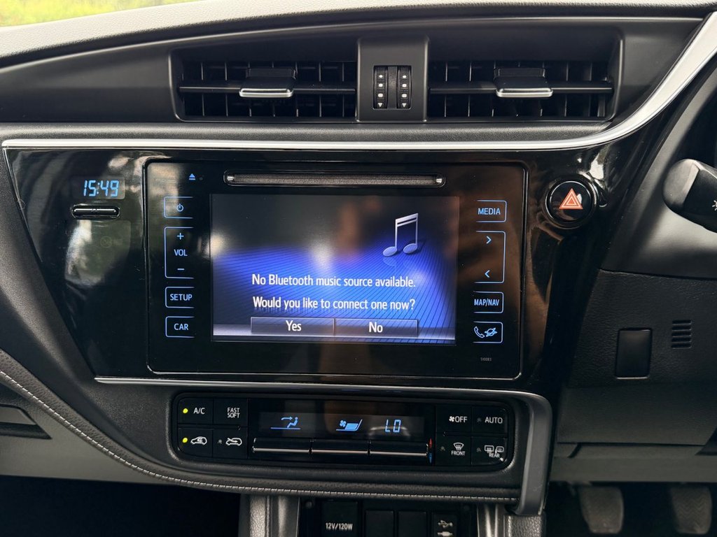 USED 2018 18 TOYOTA AURIS 1.2 VVT-i Icon Hatchback 5dr Petrol Manual Euro 6 (s/s) (116 ps) Camera|8 Services|Bluetooth|Lane Departure|