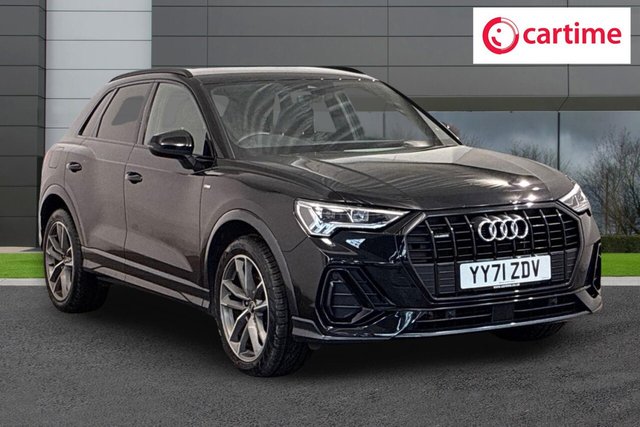 View our Audi Q3 2.0 TDI 40 Black Edition SUV 5dr Diesel S Tronic quattro Euro 6 (s/s) (200 ps) Rear Parking Sensors, Audi Smartphone Interface, Black Styling Package, Non-Smoking Package, MMI Navigation