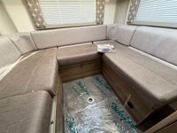 USED 2018 68 SWIFT Champagne 685 5 Belt - 6 Berth - Drop Down Bed - Rear Lounge 