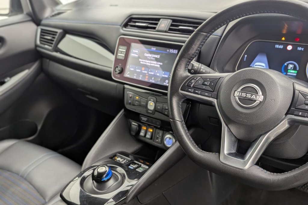 USED 2022 72 NISSAN LEAF 59kWh e+ N-Connecta Hatchback 5dr Electric Auto (217 ps) Keyless Entry, Rear Camera,DAB