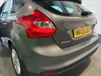 USED 2012 12 FORD FOCUS 1.0T EcoBoost Titanium Hatchback 5dr Petrol Manual Euro 5 (s/s) (125 ps) &pound;35 ROAD TAX!!  VERY LOW MILEAGE!!