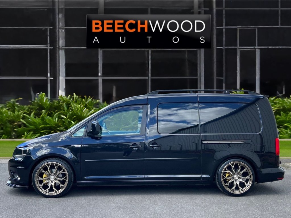 USED 2017 67 VOLKSWAGEN CADDY MAXI 2.0 TDi C20 Maxi Combi Van 5dr Diesel Manual FWD (Window) (128 g/km, 101 bhp) 5  SEATER WITH AIR CON!