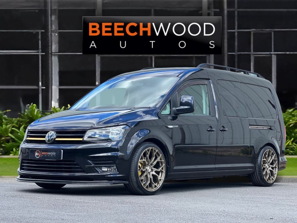 USED 2017 67 VOLKSWAGEN CADDY MAXI 2.0 TDi C20 Maxi Combi Van 5dr Diesel Manual FWD (Window) (128 g/km, 101 bhp) 5  SEATER WITH AIR CON!