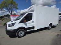 USED 2022 72 FORD TRANSIT 350 LEADER LWB LOW LOADER LUTON ULEZ FREE ZONE NO VAT 