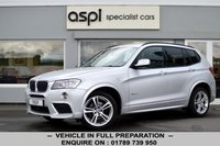USED 2012 12 BMW X3 2.0 20d M Sport SUV 5dr Diesel Steptronic xDrive Euro 5 (s/s) (184 ps) BLACK NAVADA LEATHER, SATELLITE NAVIGATION, CLIMATE CONTROL, HEATED FRONT SEATS, BLUETOOTH, KEYLESS, ROOF RAILS, TOWBAR, REAR PRIVACY GLASS, MULTI FUNCTION STEERING WHEEL, CRUISE CONTROL, PERFORMANCE CONTROL, M SPORTS PACKAGE, SUN PROTECTION GLAZING, SPORT SEATS, RAIN SENSOR, XENONS, ADAPTIVE HEADLIGHTS, LIGHTS PACKAGE, HIGH BEAM ASSISTANT, BMW ASSIST, BMW ONLINE & TELESERVICES, USB DEVICES, M LEATHER STEERING WHEEL, M AERODYNAMICS PACKAGE, HIGH GLOSS SHADOW LINE, M DOUBLE SPOKE ALLOY WHEELS