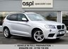 USED 2012 12 BMW X3 2.0 20d M Sport SUV 5dr Diesel Steptronic xDrive Euro 5 (s/s) (184 ps) BLACK NAVADA LEATHER, SATELLITE NAVIGATION, CLIMATE CONTROL, HEATED FRONT SEATS, BLUETOOTH, KEYLESS, ROOF RAILS, TOWBAR, REAR PRIVACY GLASS, MULTI FUNCTION STEERING WHEEL, CRUISE CONTROL, PERFORMANCE CONTROL, M SPORTS PACKAGE, SUN PROTECTION GLAZING, SPORT SEATS, RAIN SENSOR, XENONS, ADAPTIVE HEADLIGHTS, LIGHTS PACKAGE, HIGH BEAM ASSISTANT, BMW ASSIST, BMW ONLINE & TELESERVICES, USB DEVICES, M LEATHER STEERING WHEEL, M AERODYNAMICS PACKAGE, HIGH GLOSS SHADOW LINE, M DOUBLE SPOKE ALLOY WHEELS