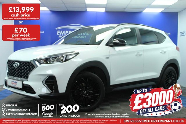 View our Hyundai Tucson 1.6 GDi N Line SUV 5dr Petrol Manual Euro 6 (s/s) (132 ps)