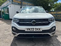 USED 2022 22 VOLKSWAGEN T-CROSS 1.0 TSI Black Edition SUV 5dr Petrol Manual Euro 6 (s/s) (95 ps) FRONT AND REAR PARKING SENSORS