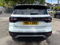 USED 2022 22 VOLKSWAGEN T-CROSS 1.0 TSI Black Edition SUV 5dr Petrol Manual Euro 6 (s/s) (95 ps) FRONT AND REAR PARKING SENSORS