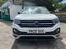 USED 2022 22 VOLKSWAGEN T-CROSS 1.0 TSI Black Edition SUV 5dr Petrol Manual Euro 6 (s/s) (95 ps) FRONT AND REAR PARKING SENSORS