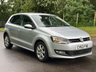 USED 2013 63 VOLKSWAGEN POLO 1.2 Match Edition Hatchback 5dr Petrol Manual Euro 5 (60 ps) 12 MONTHS MOT/LOW MILEAGE