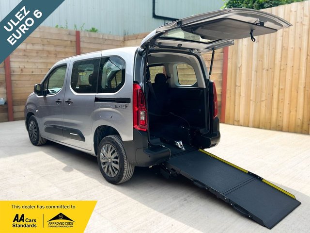 View our Citroen Berlingo 3 Seat Auto Wheelchair Accessible Disabled Access Vehicle WAV