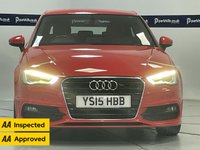 USED 2015 15 AUDI A3 2.0 TDI S line Hatchback 3dr Diesel Manual Euro 6 (s/s) (150 ps) - AA INSPECTED (ONE OWNER - &pound;20 ROAD TAX)