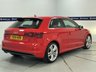 USED 2015 15 AUDI A3 2.0 TDI S line Hatchback 3dr Diesel Manual Euro 6 (s/s) (150 ps) - AA INSPECTED (ONE OWNER - &pound;20 ROAD TAX)