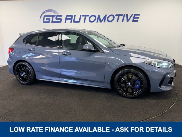 View our BMW 1 Series 118i M SPORT PLUS PACK FIVE DOOR 140  BHP + SAT NAV + HEATED LEATHER