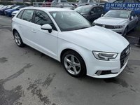 USED 2018 68 AUDI A3 1.5 Petrol (TFSI), CoD 35, Sport Edition, Sportback, Manual, Euro 6. FULL 12 MONTH MOT WITH EVERY CAR