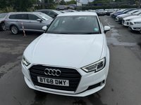 USED 2018 68 AUDI A3 1.5 Petrol (TFSI), CoD 35, Sport Edition, Sportback, Manual, Euro 6. FULL 12 MONTH MOT WITH EVERY CAR