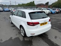 USED 2018 68 AUDI A3 1.5 Petrol (TFSI), CoD 35, Sport Edition, Sportback, Manual, Euro 6. FULL 12 MONTH MOT WITH EVERY CAR